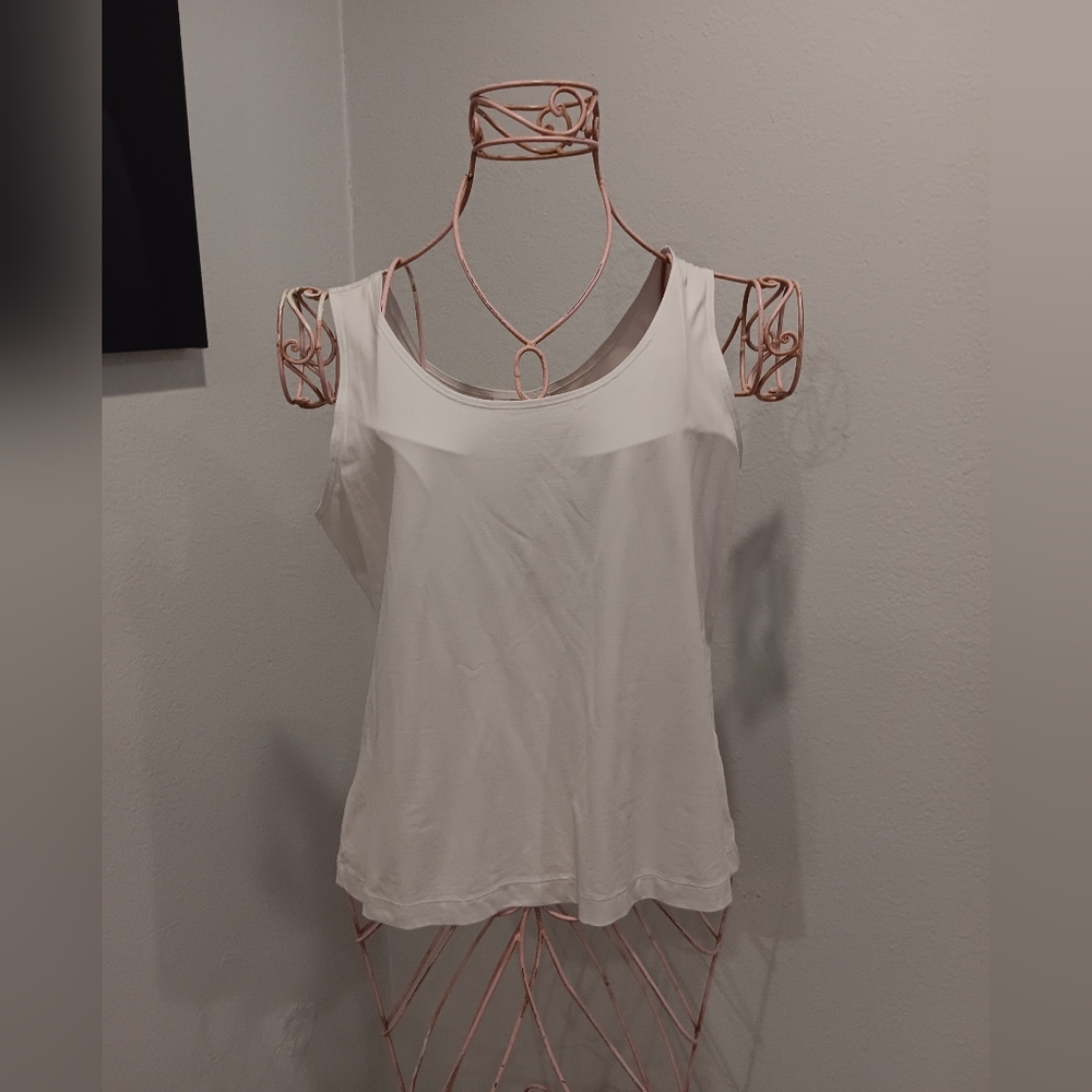 Chicos White Sleeveless Top